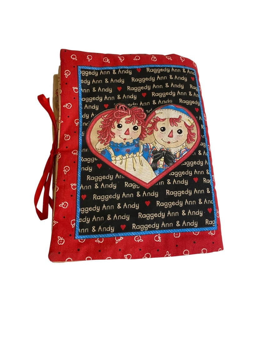 Vintage Raggedy Ann & Andy's Soft ABC Book Alphabet