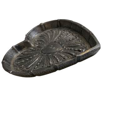 Pewter Heart Shaped Trinket Dish 1982 Metzke 4"