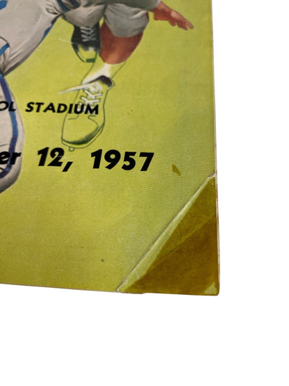 1957 Allentown High School Football Program vs Memorial October 12 PA