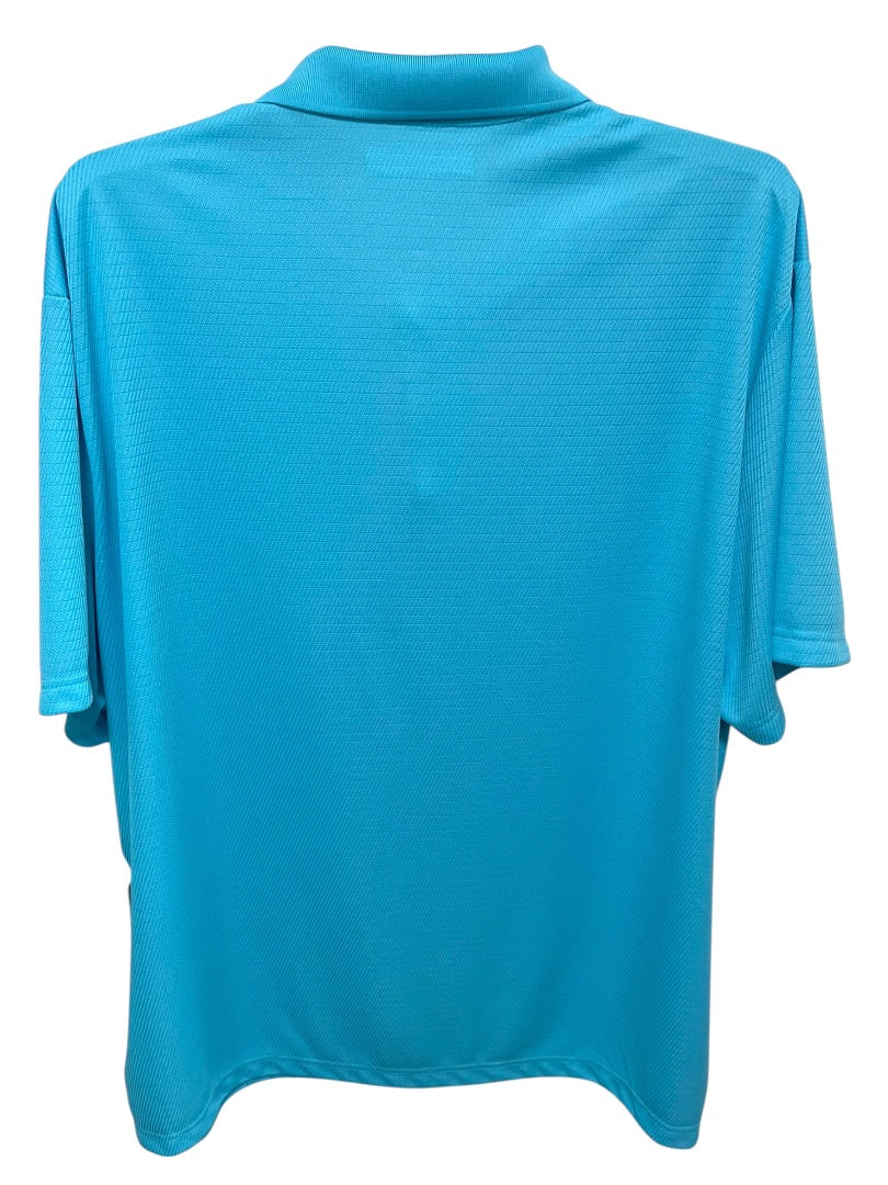 3XB Roundtree & Yorke Performance Golf Shirt Blue New