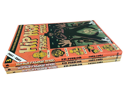 Set of 3 Fanta Graphics Treasury Edition Hip Hop Family Tree #1-3 Paperback Books Ed Piskor