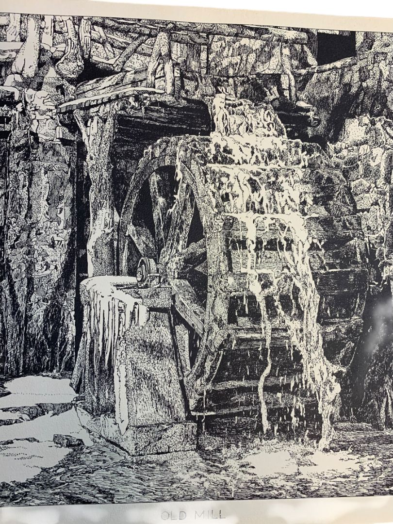 1980 Old Mill Print Signed Richard C. DeSpain Lithograph 13.5" x 10.5"