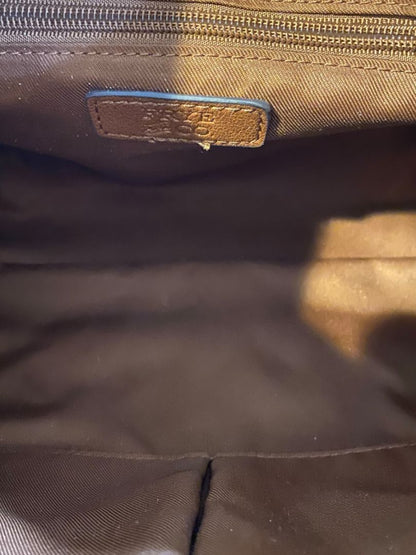 Frye & Co Brown Vegan Leather Satchel Hanbag Removable Shoulder Strap