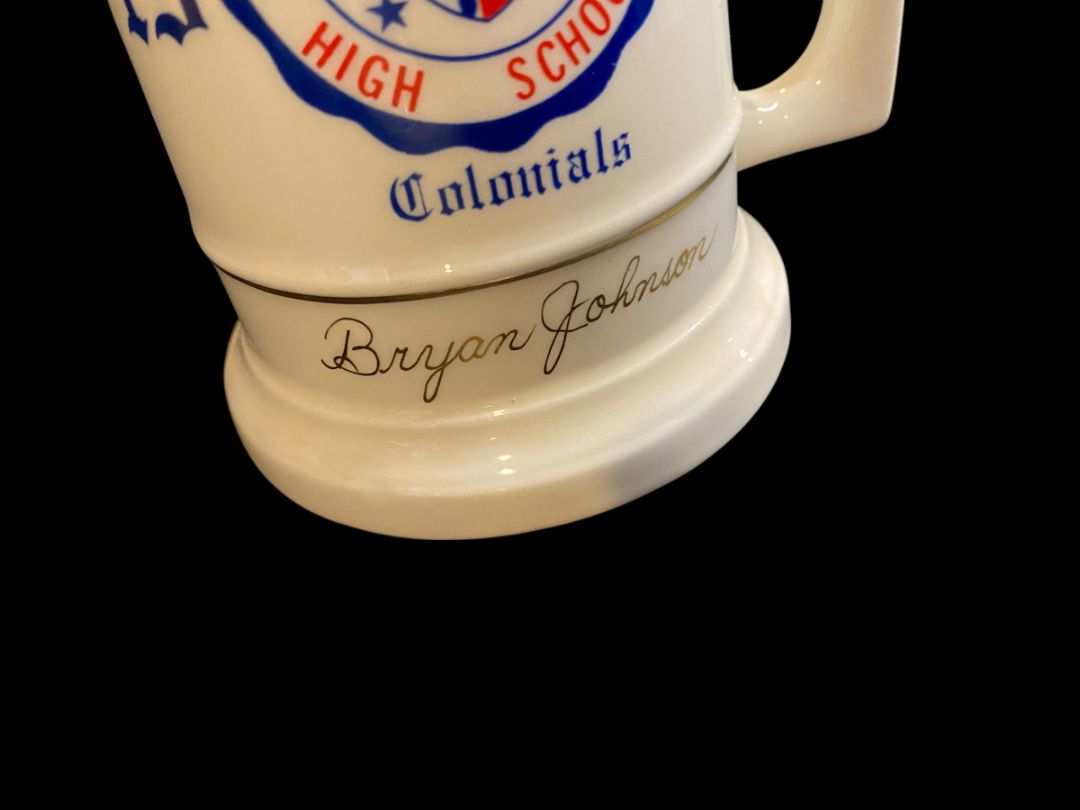 1975 Plymouth Whitemarsh High School Colonials Gift Mug Bryan Johnson
