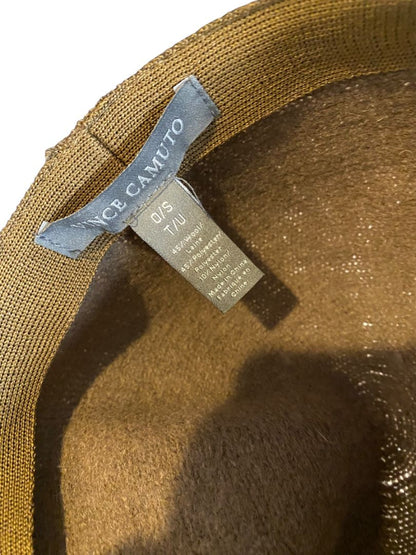 One Size Vince Camuto Brown Wool Blend Womens Bucket Hat