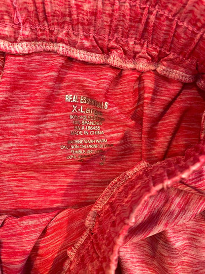 Size XL Real Essentials Set of 3 Girls Youth Athletic Shorts Pockets Pink Teal Navy