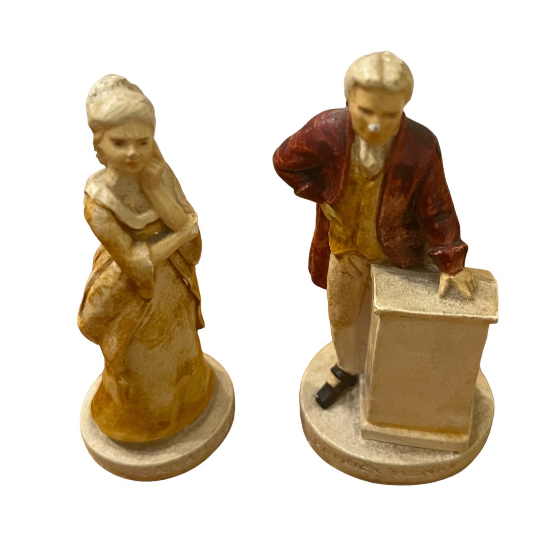 Patrick and Sarah Henry Sebastian Miniature Figurines Prescott W Baston 2.75"