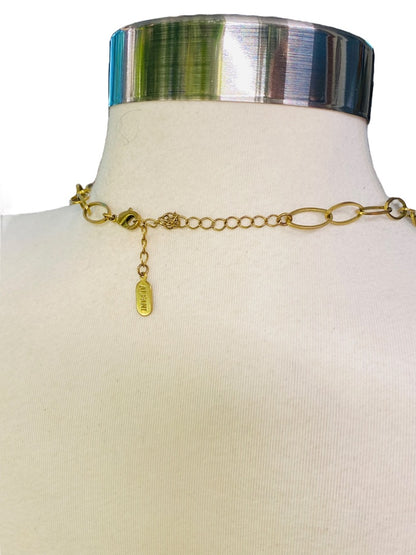 Goldtone Signed Alfani Link Necklace Lightweight Lobster Clasp 44"L