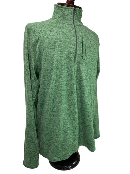 Medium VRST Green Long Sleeve 1/4 Zip Mens Activewear Jacket Shirt