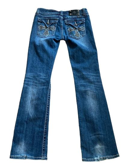 Size 30 Miss Me Boot Cut Jeans JP 5046-3