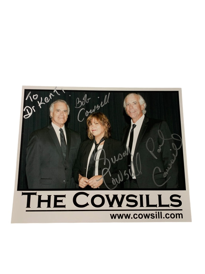 The Cowsills Autographed Photo Signed Personalized Bob Susan Paul Cowsill 8x10