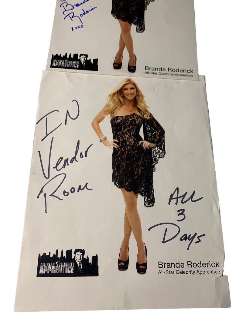 Signed Brande Roderick All-Star Celebrity Apprentice Personalized Autograph