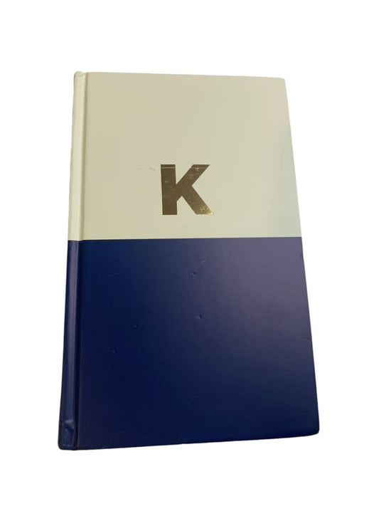 Kate Spade New York Dipped Notebook Initial K 200 Lined Pages Hardcover