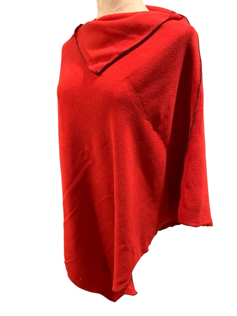 One Size Nuna Wrap New Red Fleece Hug Shawl Travel Nursing Comfort