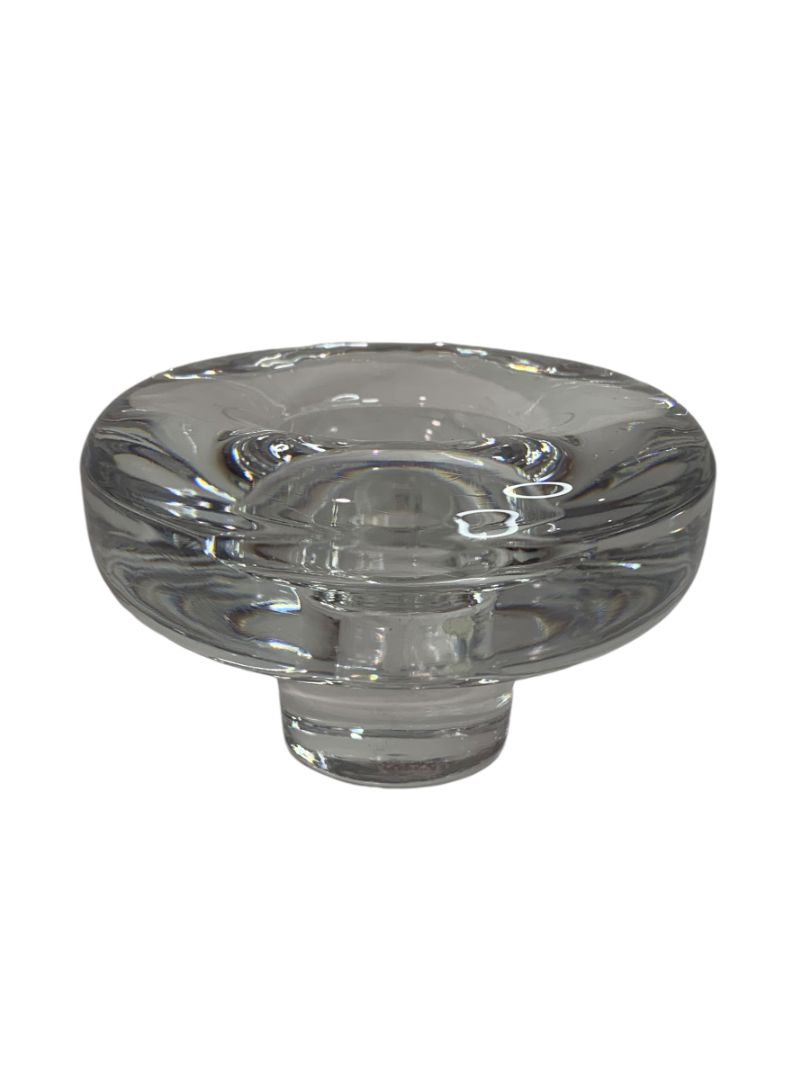 Crystal Votive Holder Dansk Vintage Japan 4 Inch Diameter