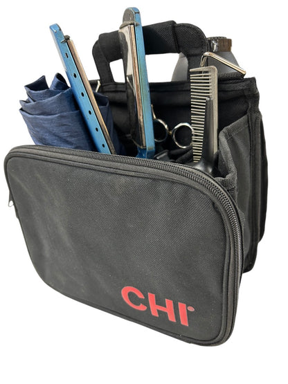 Chi Hairstylist Tool Tote Bag Cosmetology Shoulder Strap Black