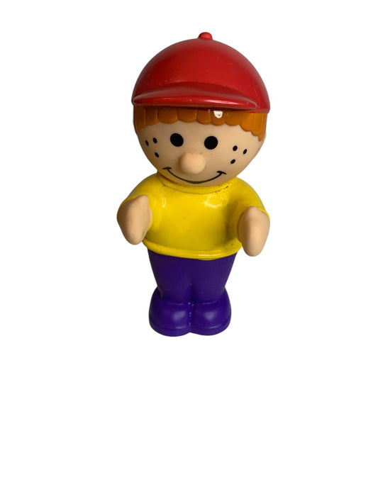 1997 Hasbro Playskool 4.25 Inch Vinyl Figure Boy Cap Hat