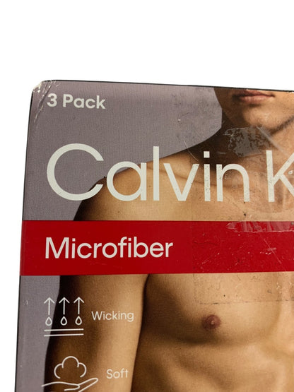 Medium Calvin Klein Mens New 3 Pack Boxer Briefs Microfiber