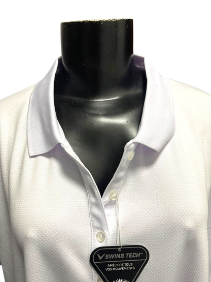 3X Callaway Opti-Dri Swing Tech Womens New Golf Shirt Pale Lavender