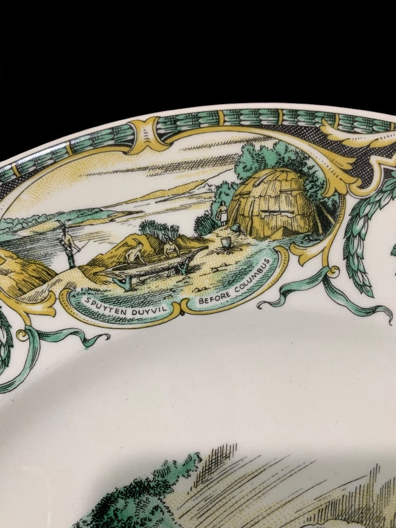 North Side Savings Bank Commemorative Plate 1951 11 Inch