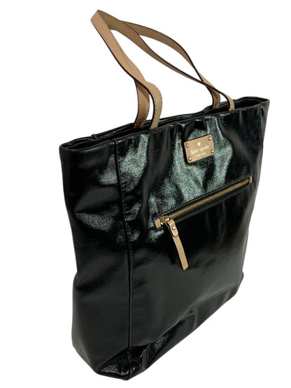 Kate Spade New York Kerryn Fulton Street Patent Tote Black Bag