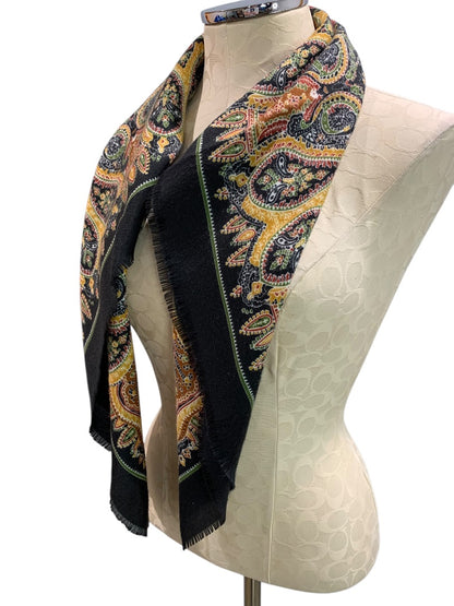 Lightweight Scarf Raw Edge 34 Inches Square