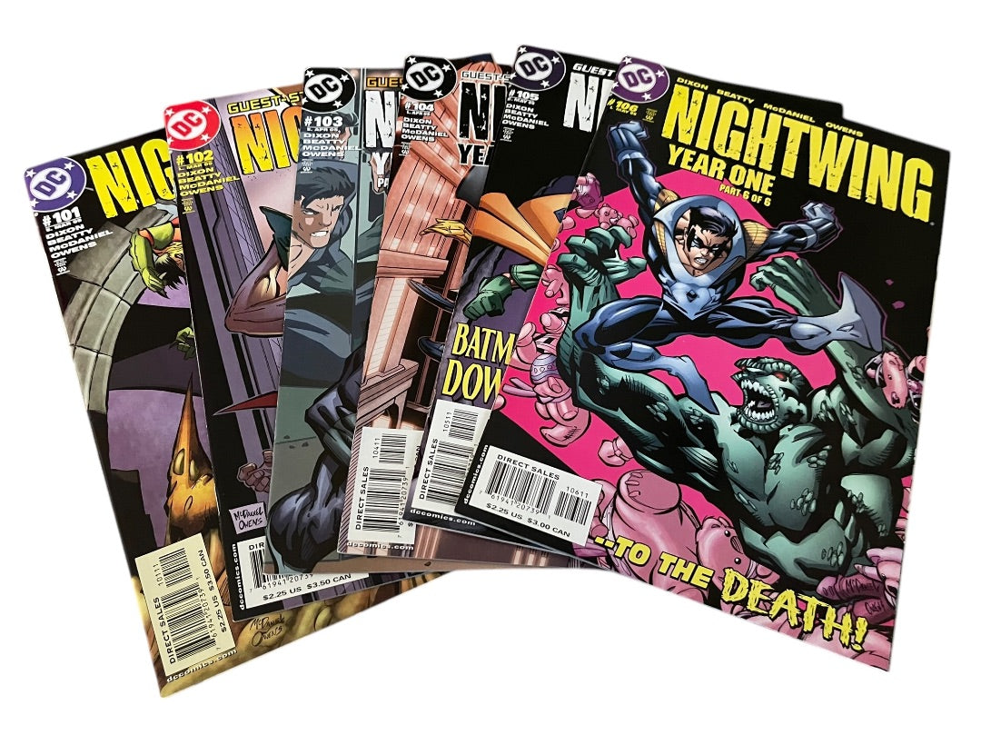 DC Nightwing Year One #102-106 Dixon Beatty McDaniel Owens