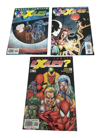 Marvel Comics Exiles #12-14 Winick McKone Holdredge