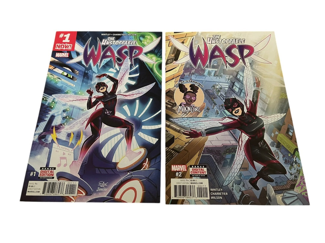 Marvel The Unstoppable Wasp #1 & 2  Whitley Charretier Wilson