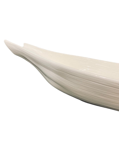 Michael Aram Large Statement Centerpiece Trench Bowl Dish Ceramic 27 Inch