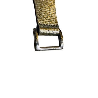 Roberto Mantellassi Handmade in Italy Buckle Bracelet Metallic Sterling Silver 6.5-7 Inch