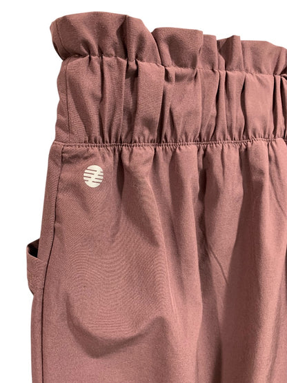 Medium Z by Zella Womens Pull On Loose Fit Pants Stretch Deep Mauve