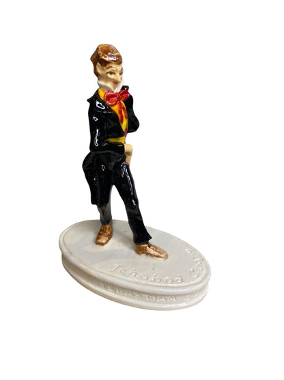 Sebastian Miniatures 2255 Ichabod Crane Figurine Signed Vintage with Box