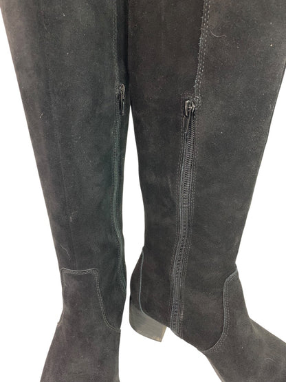 Size 6 Corso Como Womens Black Suede Over Knee Boots Loval