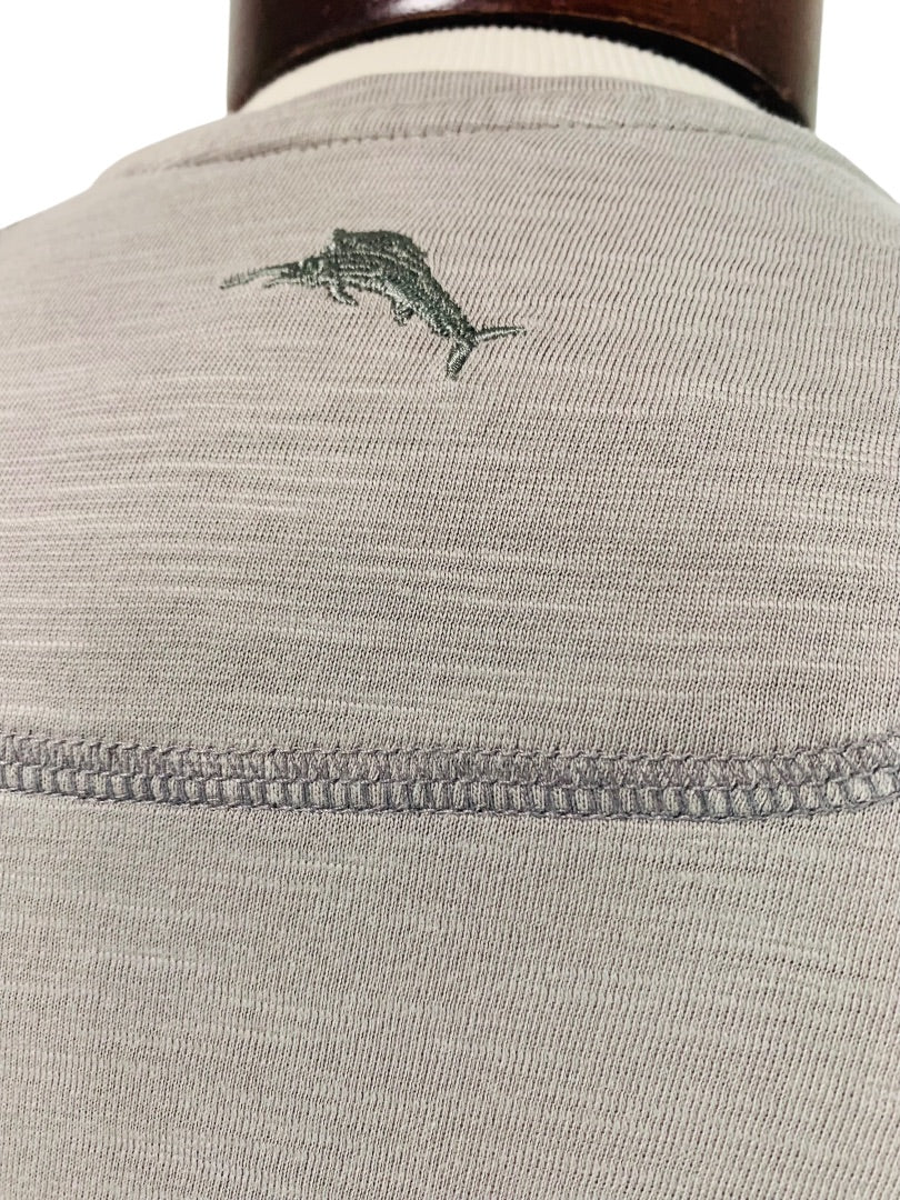 XL Tommy Bahama Mens Brown Pima Cotton Tshirt V-Necck