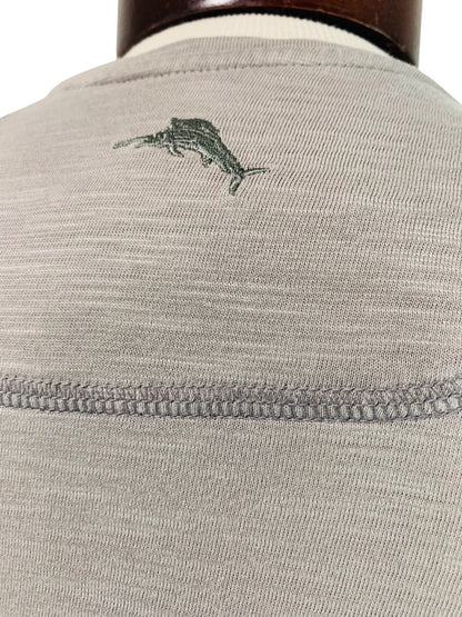 XL Tommy Bahama Mens Brown Pima Cotton Tshirt V-Necck