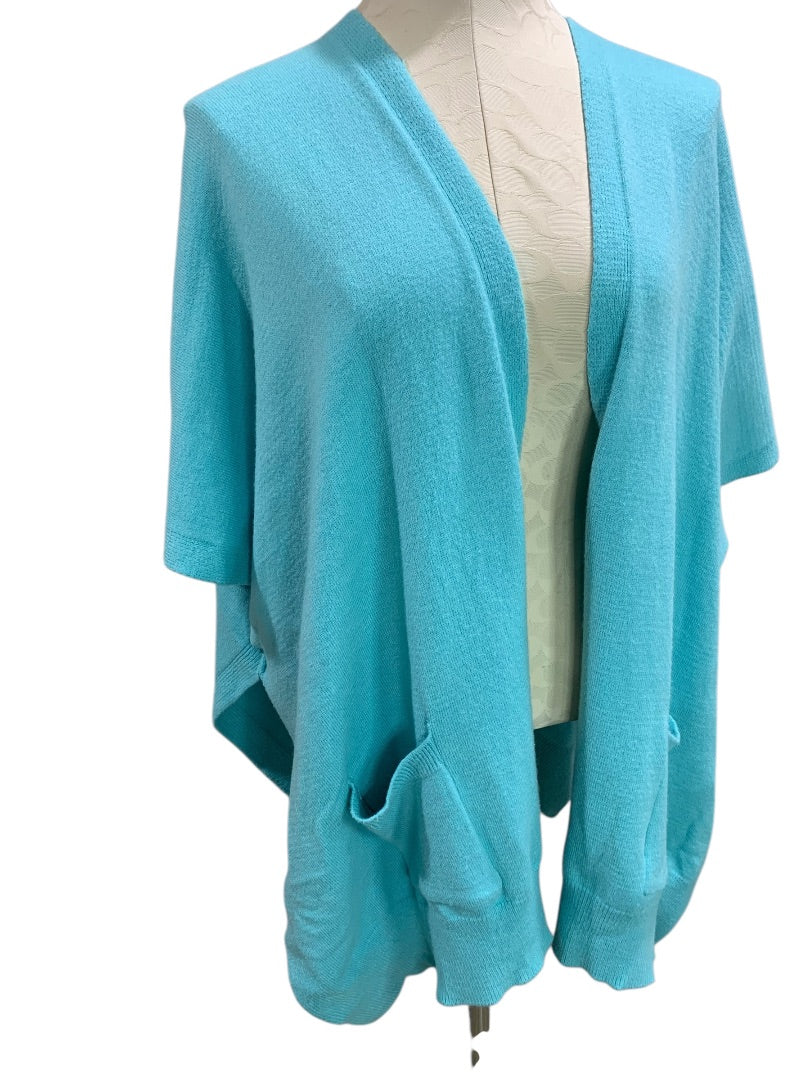 One Size Coco + Carmen Womens Open Cardigan Sweater Front Pockets Soft