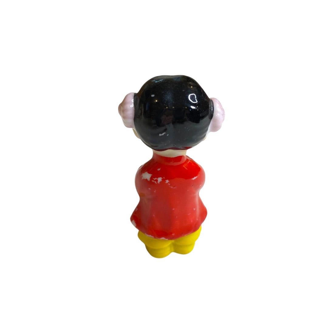 Vintage Japan Ceramic Figurine Praying Girl 3 Inch