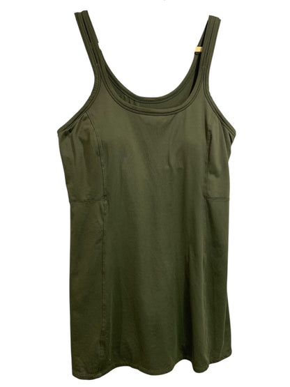 XXL All in Motion Womens Tennis Golf Dress Undershorts Sleeveless Dark Green