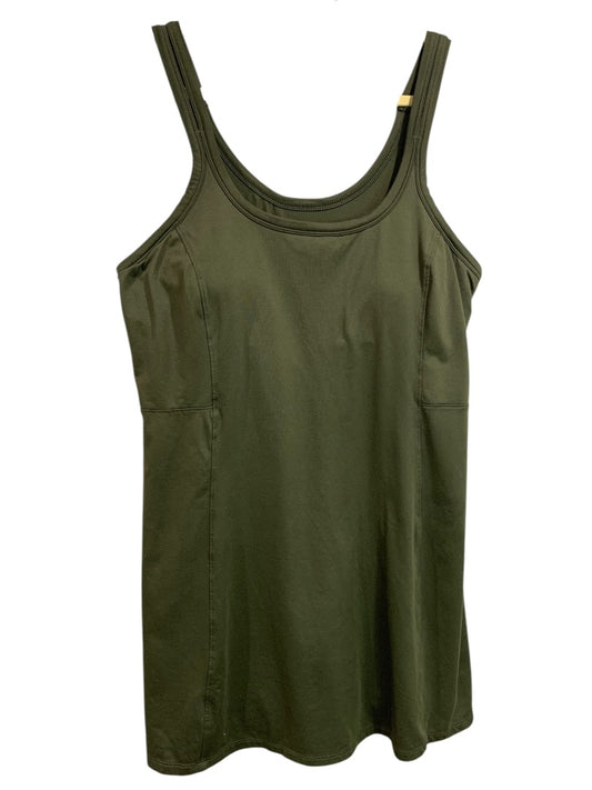 XXL All in Motion Womens Tennis Golf Dress Undershorts Sleeveless Dark Green