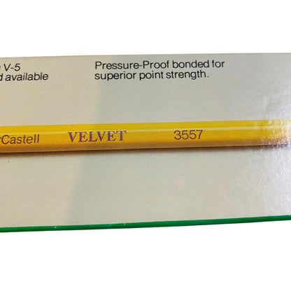 FaberCastell New Old Stock Pack of 12 Pencils 3557-2 Velvet V-5