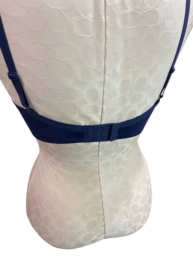 34D Maidenform Navy Blue Black Push Up & In Bra DM9900 Underwire Padded New