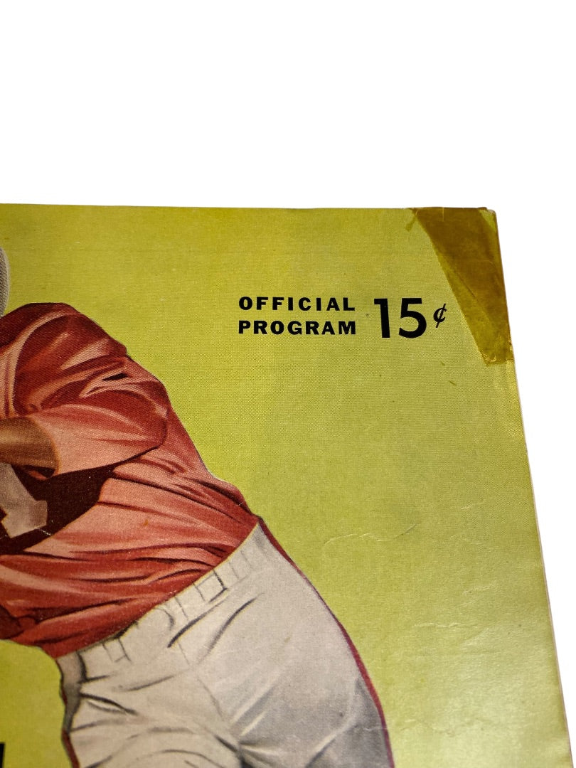 1957 Allentown High School Football Program vs Memorial October 12 PA