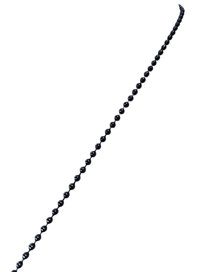 Bronze Color Necklace Bead Chain Skeleton Key Pendant 30"