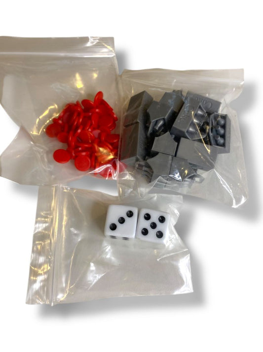 Masterpieces Coca-Cola Opoly Game Replacement Pieces Houses Hotels Dice New