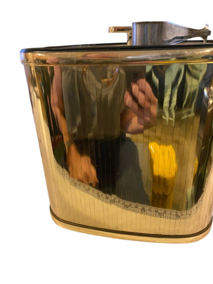 Vintage Culver Acrylic Goldtone MCM Ice Bucket and Tongs