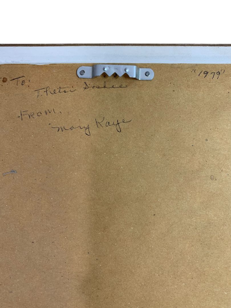 Vintage Framed Needlepoint Crewel Love Floral Wreath Wall Hanging 9.5" x 7.5"