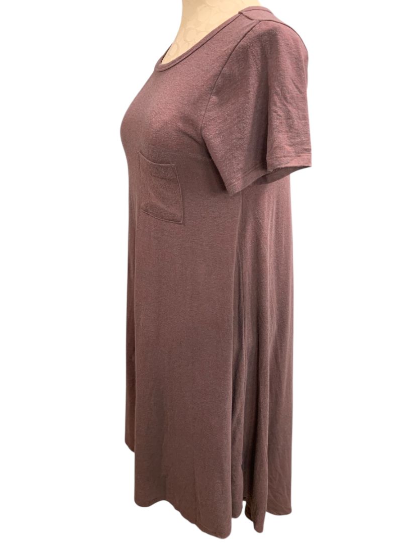 Size XS LulaRoe Muted Purple Carly Dress Hi Lo Hem Tshirt