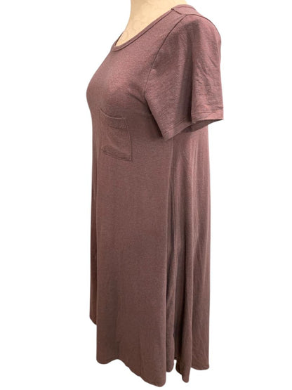 Size XS LulaRoe Muted Purple Carly Dress Hi Lo Hem Tshirt