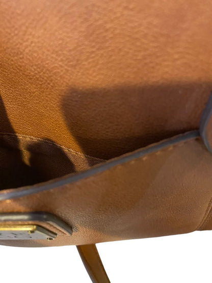 Frye & Co Brown Vegan Leather Satchel Hanbag Removable Shoulder Strap